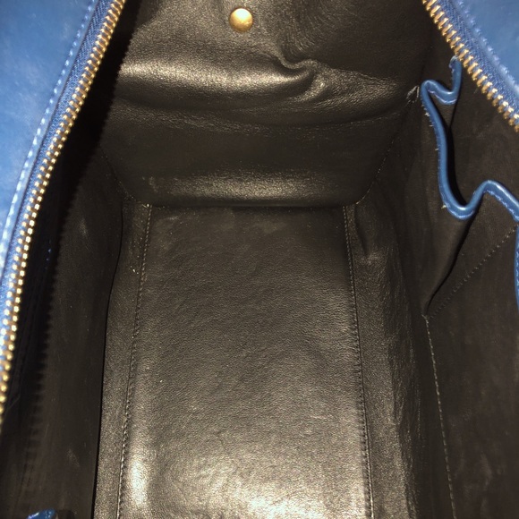 Celine Mini Luggage Handbag Tote in Drummed Calfskin Leather - Picture 10 of 10